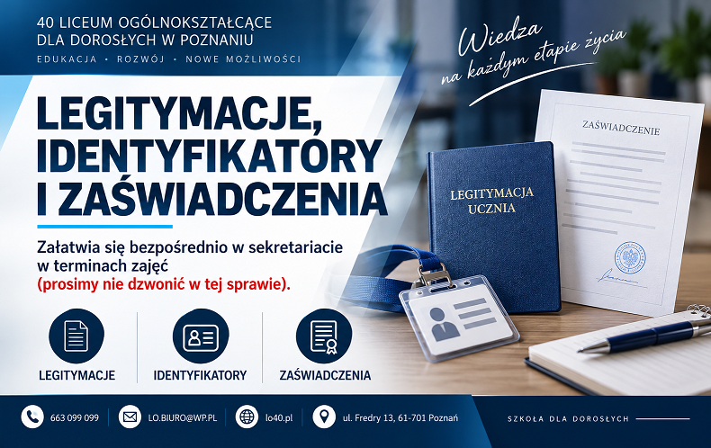 40 Liceum Ogólnokształcące dla Dorosłych w Poznaniu
